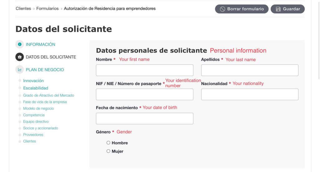 entrepreneur visa requirements 