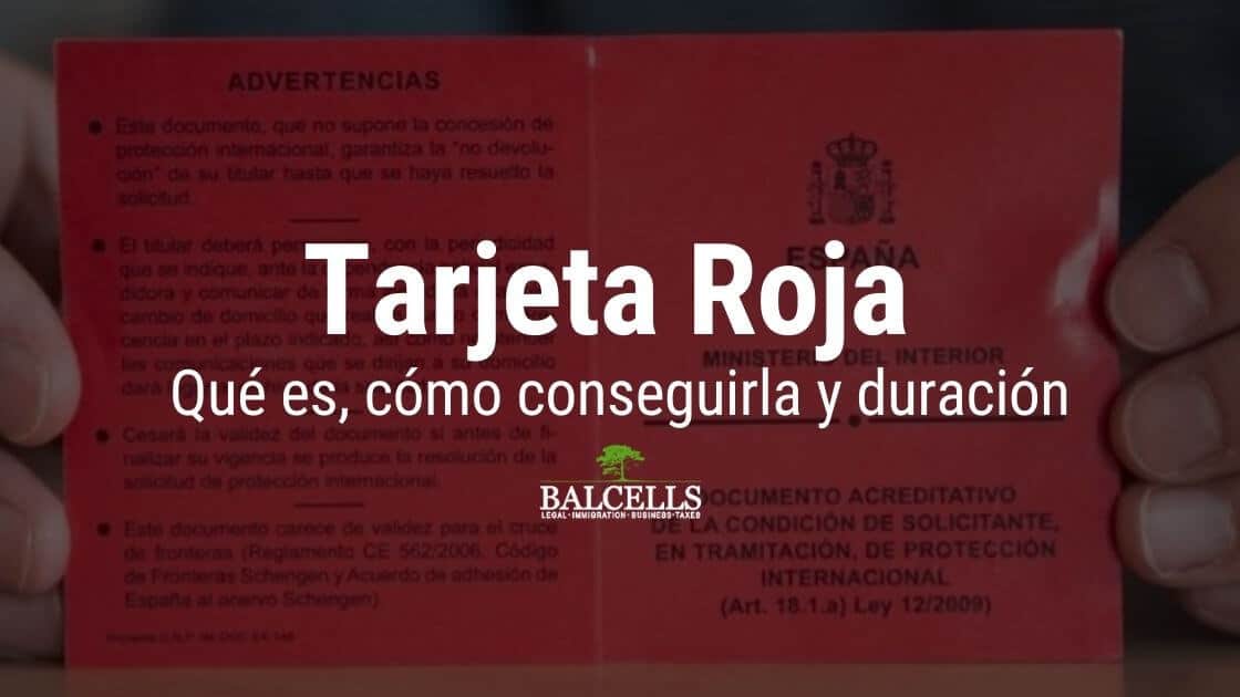 Tarjeta Roja en España: ¿Qué es y cómo se solicita?