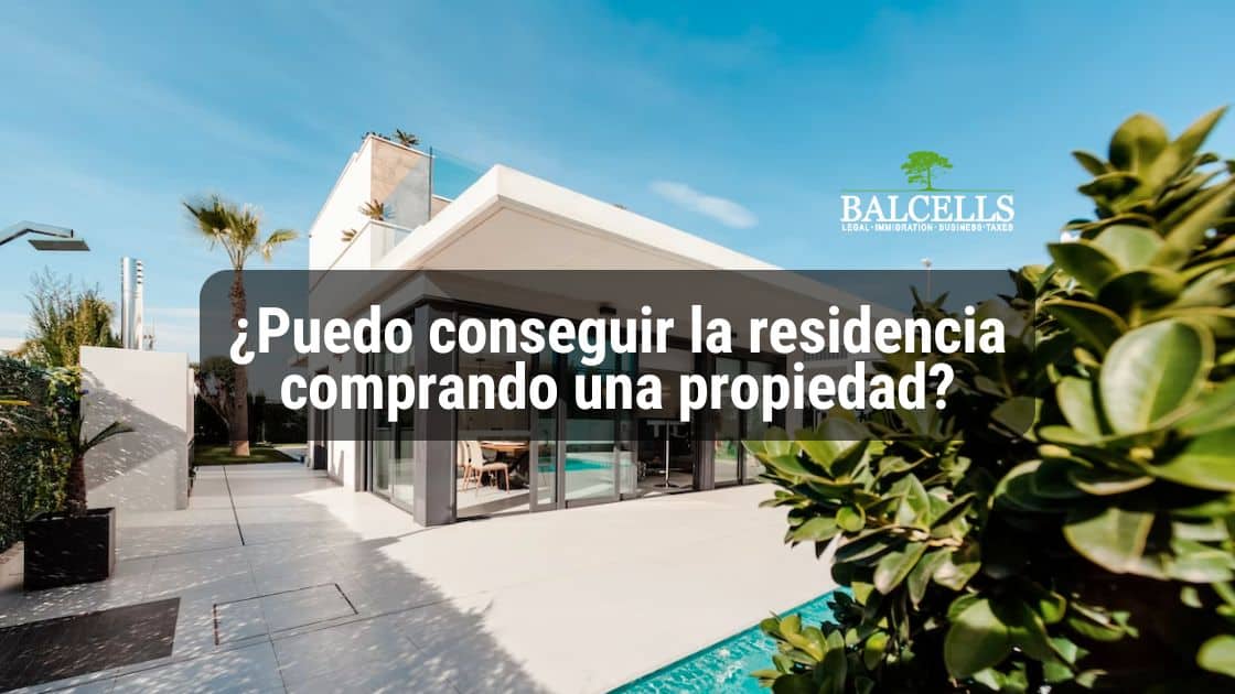 ¿Puedo conseguir la Residencia por compra de vivienda en España?