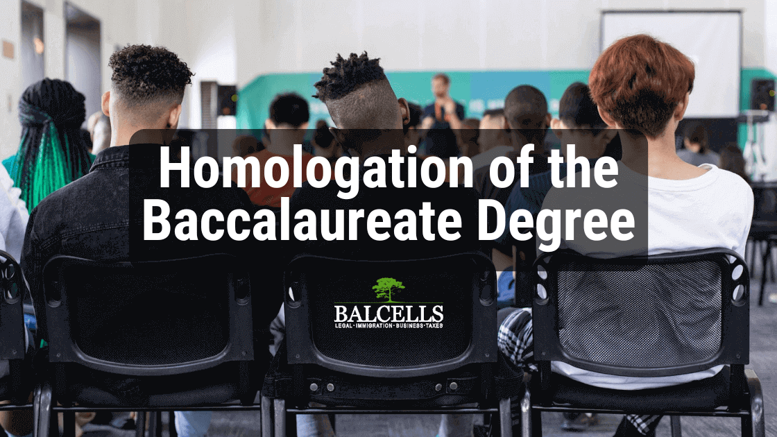 Homologation of the Baccalaureate Degree in Spain